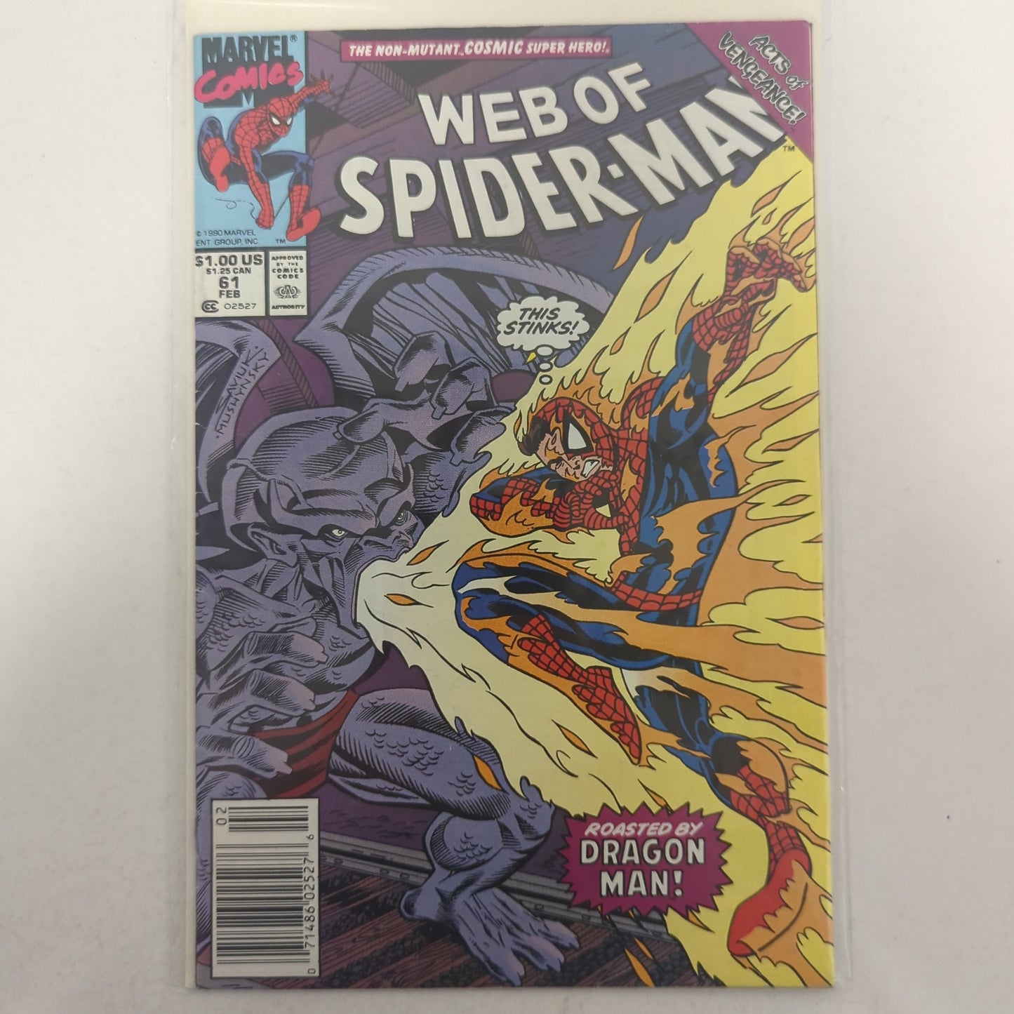 Web of Spider-Man #61 Newsstand