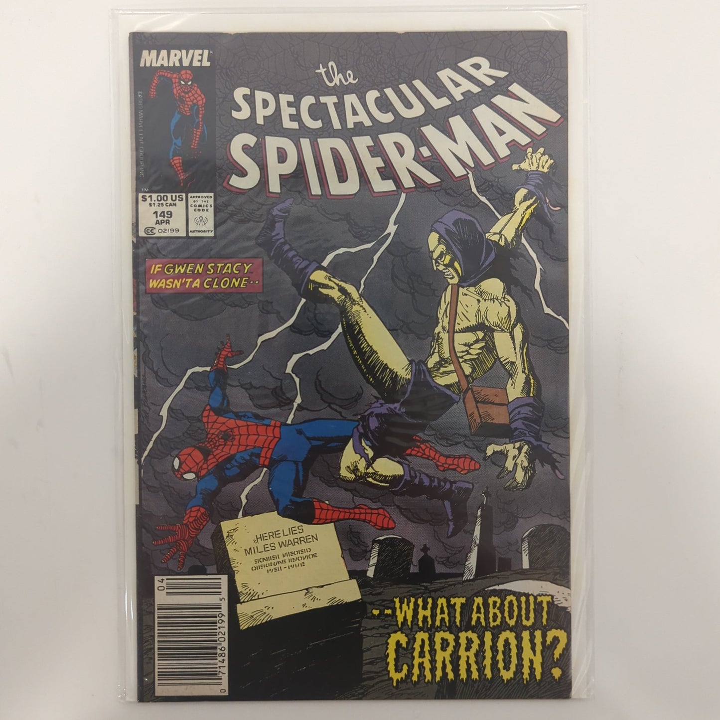 The Spectacular Spider-Man #149 Newsstand