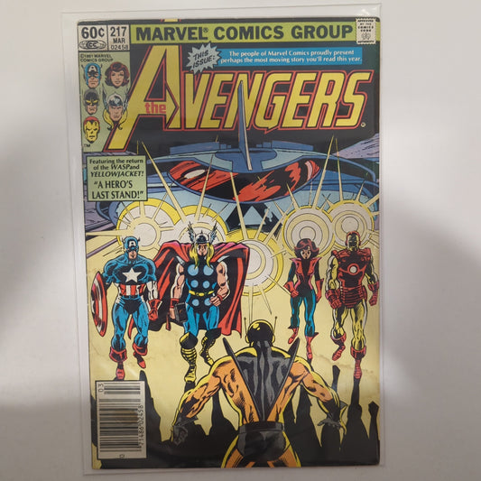 Avengers #217 Newsstand