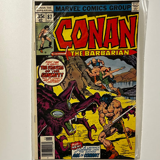Conan the Barbarian #87 Newsstand