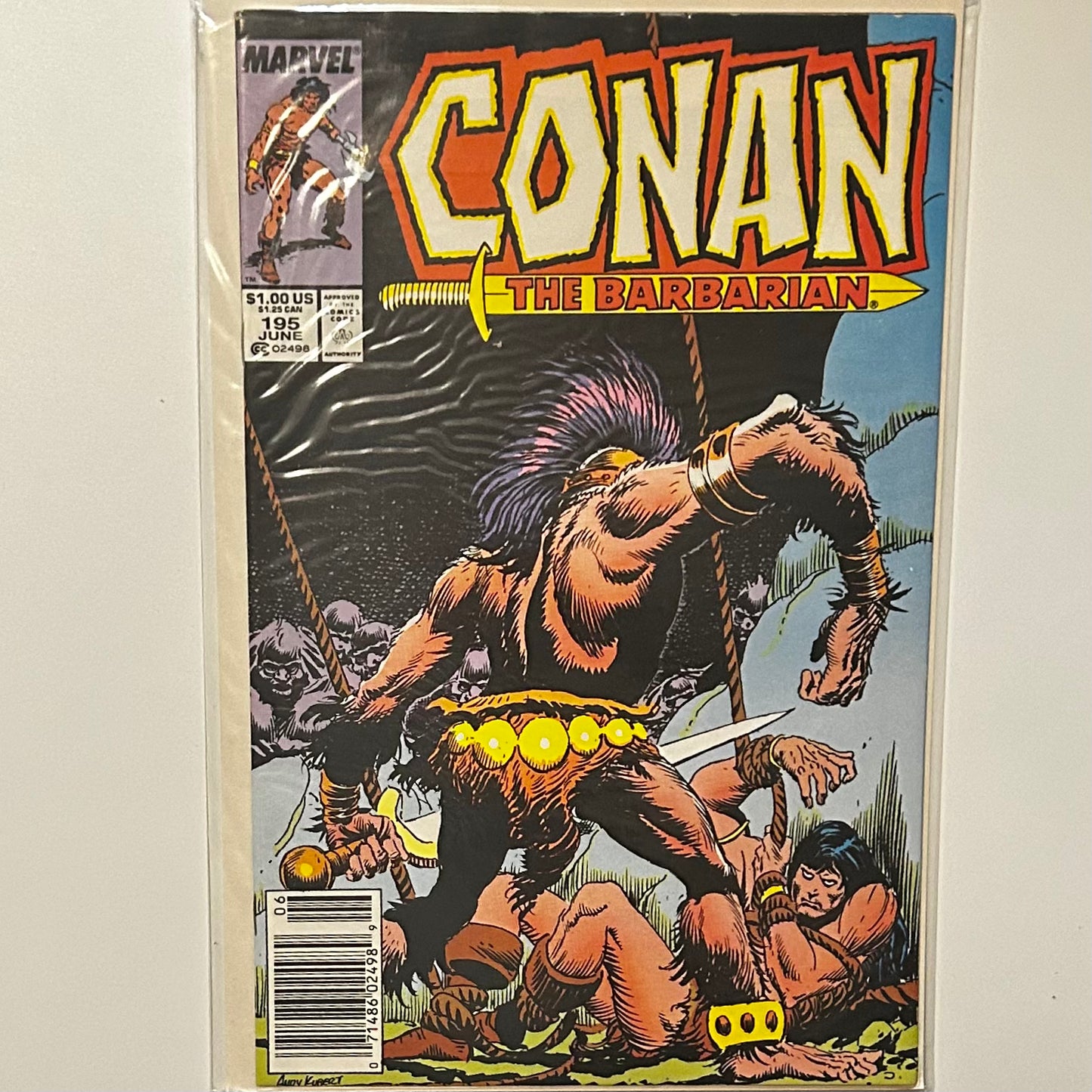 Conan the Barbarian #195 Newsstand