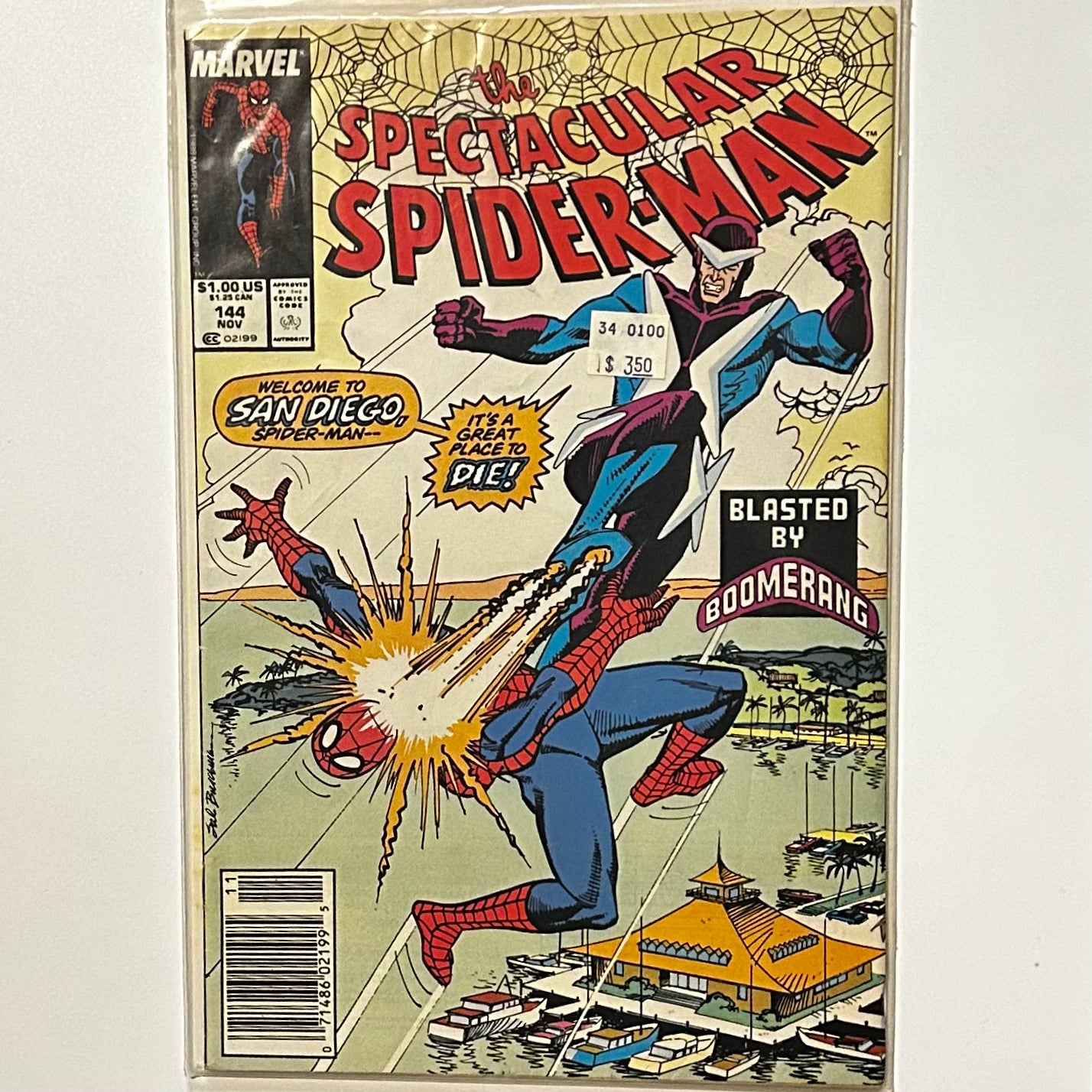 The Spectacular Spider-Man #144 Newsstand