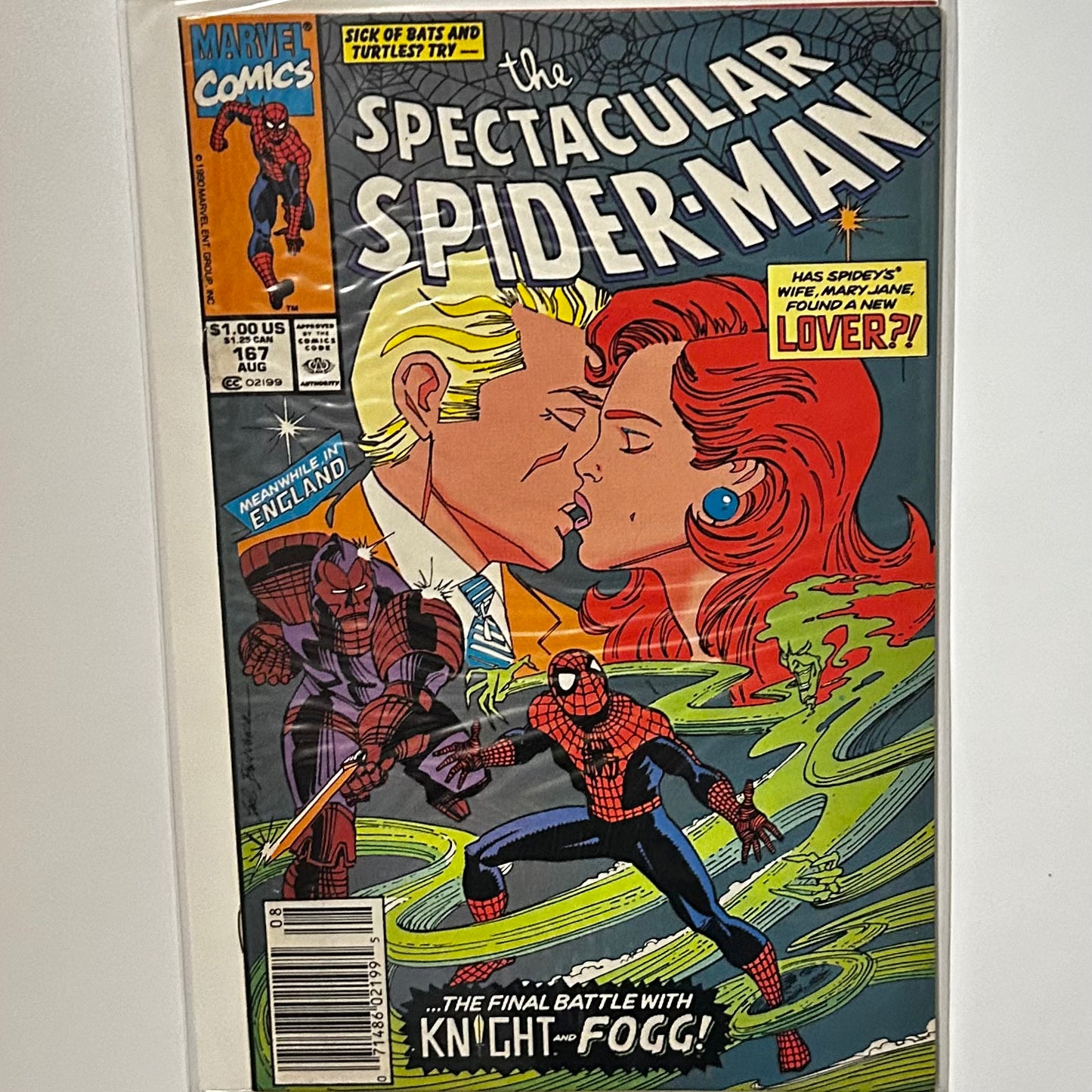 The Spectacular Spider-Man #167 Newsstand