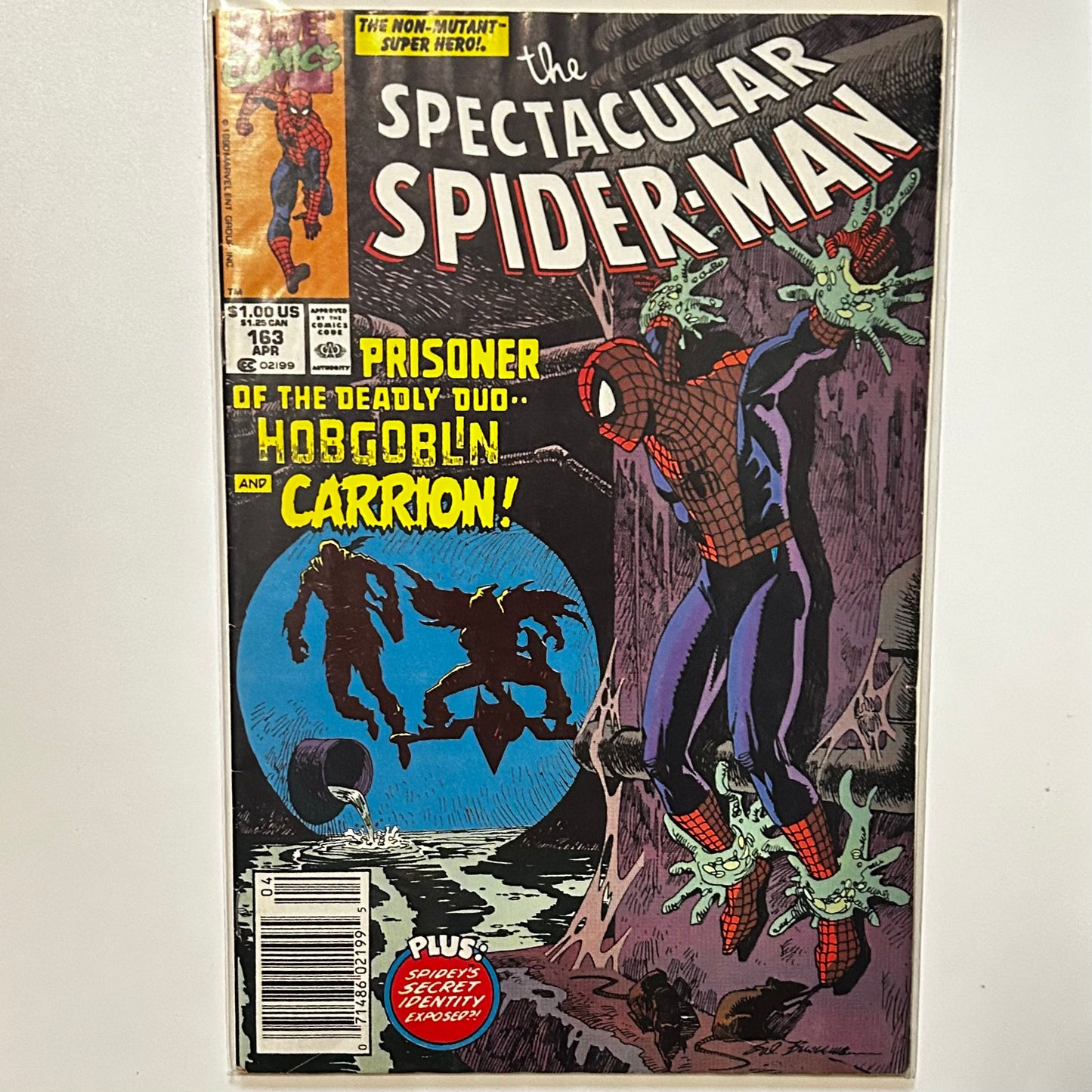 The Spectacular Spider-Man #163 Newsstand