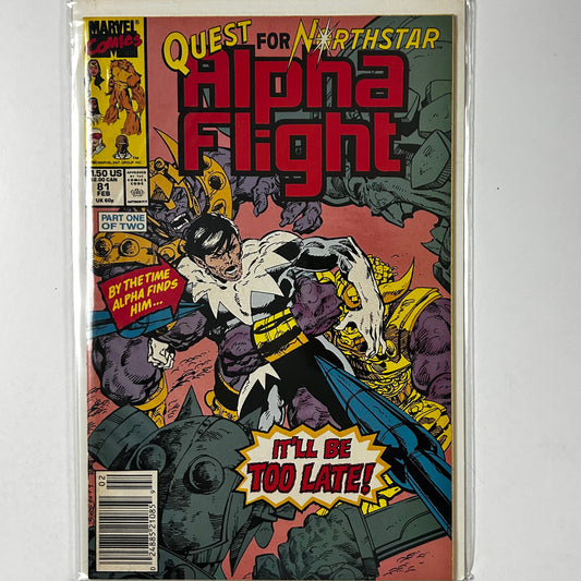 Alpha Flight #81 Newsstand