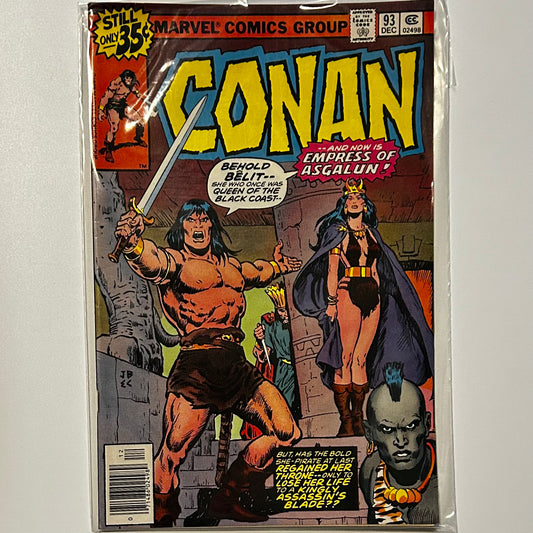Conan the Barbarian #93 Newsstand