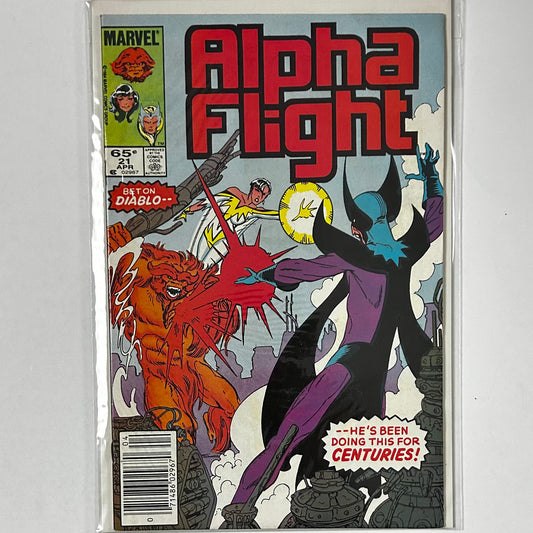 Alpha Flight #21 Newsstand