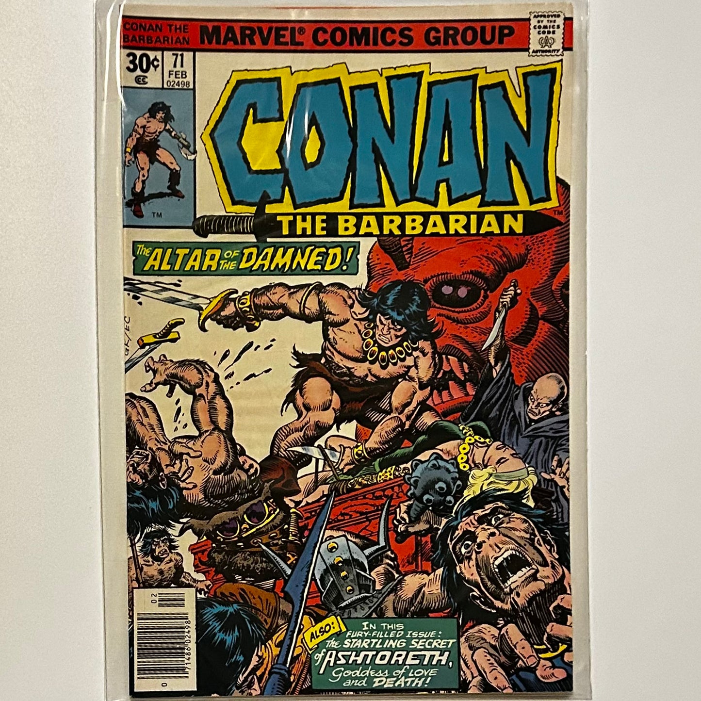 Conan the Barbarian #71 Newsstand