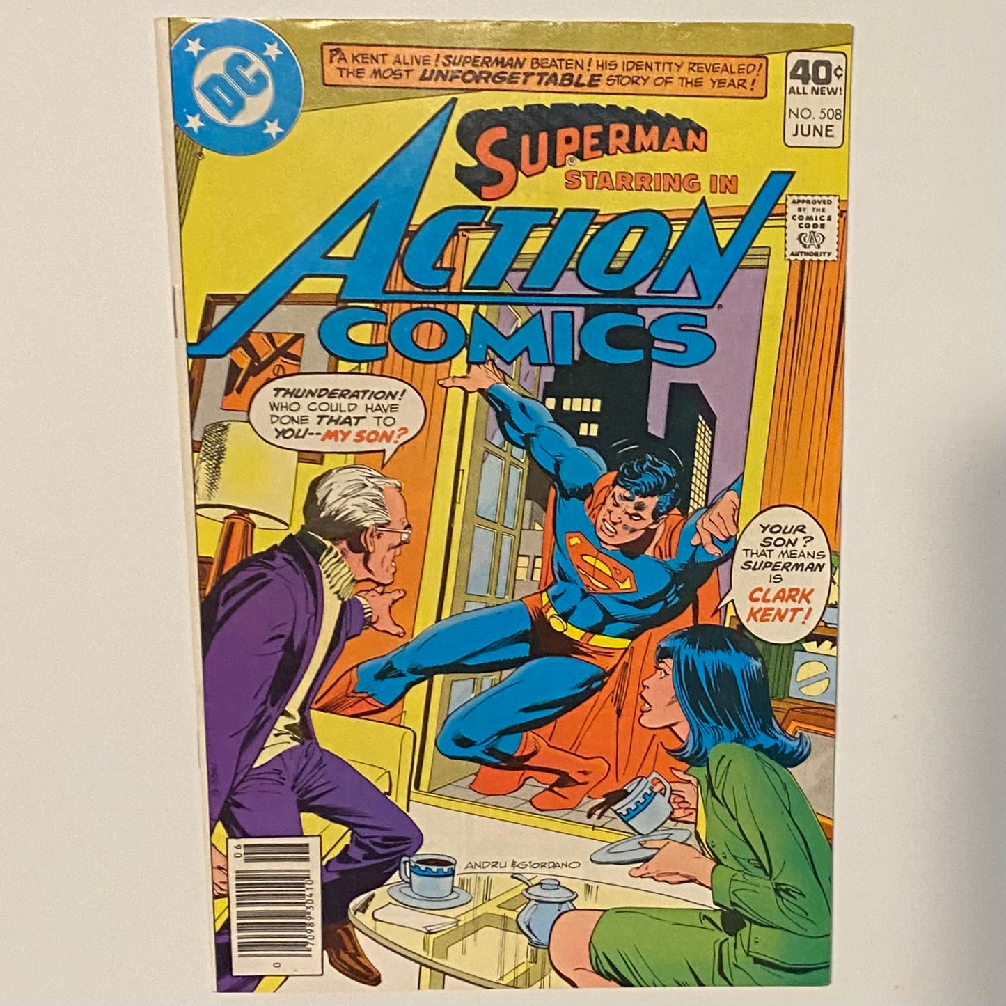 Action Comics #508 Newsstand
