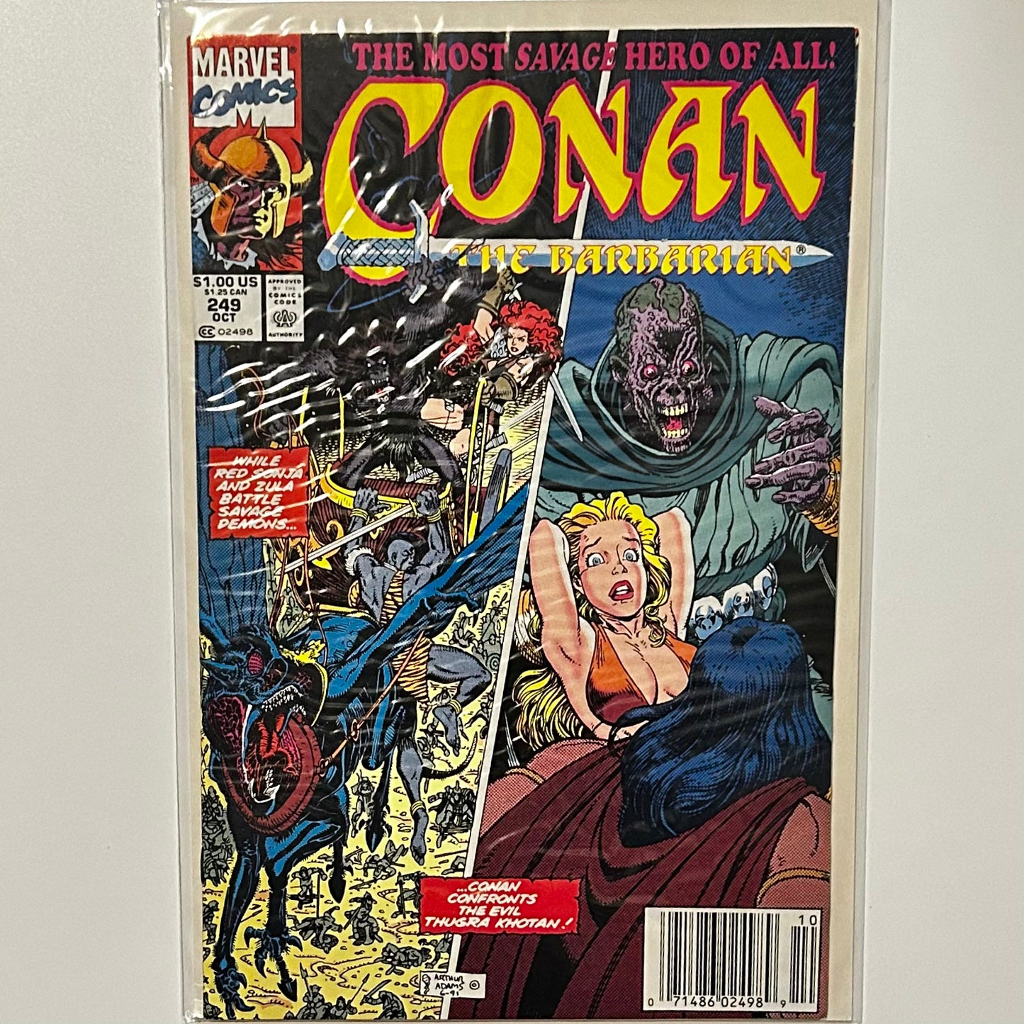 Conan the Barbarian #249 Newsstand