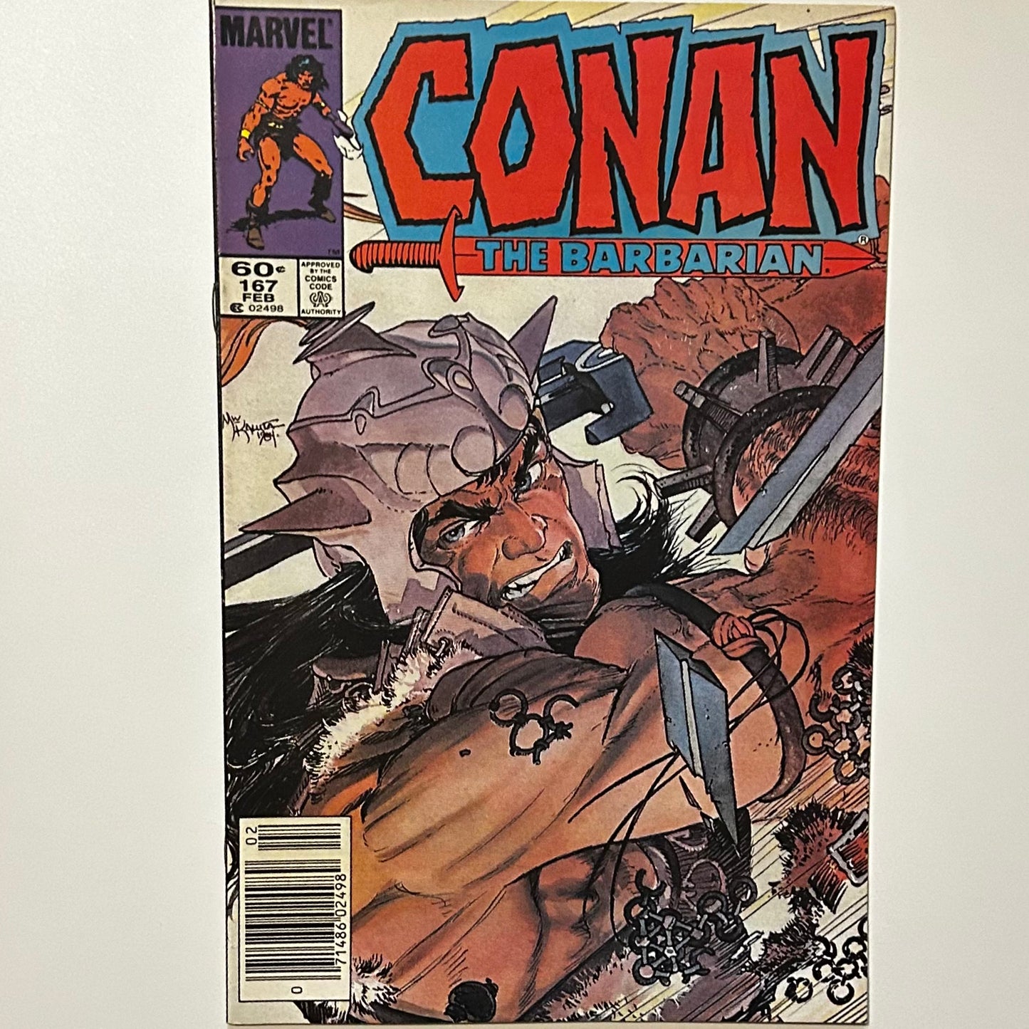 Conan the Barbarian #167 Newsstand