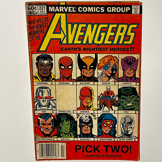 Avengers #221 Newsstand