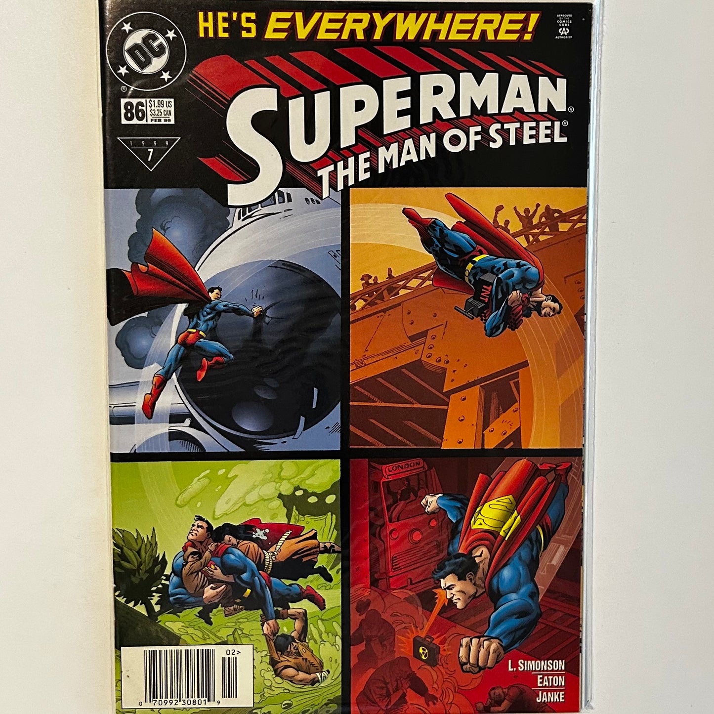 Superman Man of Steel #86 Newsstand