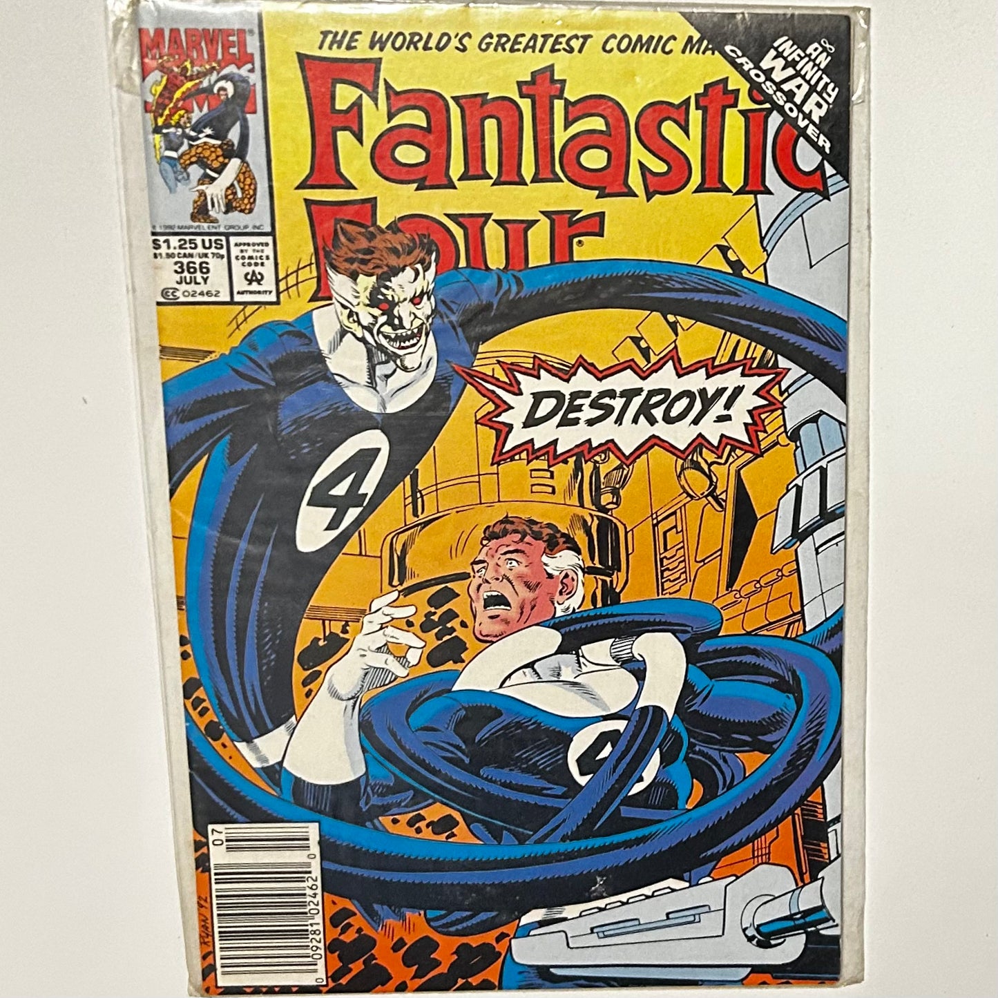Fantastic Four #366 Newsstand