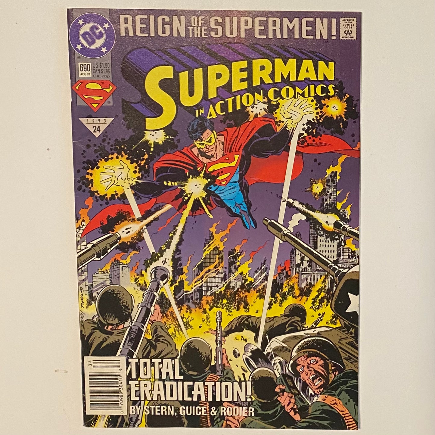 Action Comics #690 Newsstand
