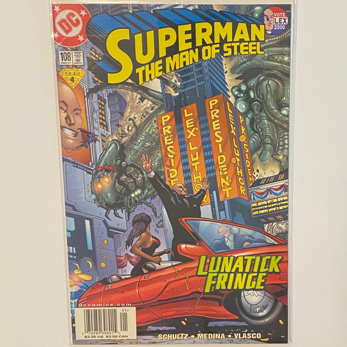 Superman Man of Steel #108 Newsstand