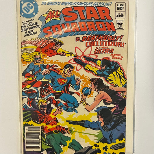 All Star Squadron #22 Newsstand