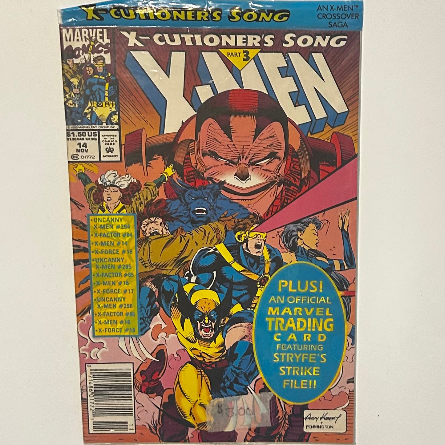 X-Men #14 Newsstand Polybag