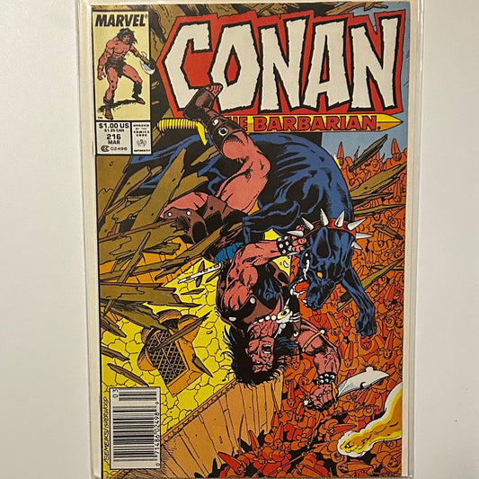 Conan the Barbarian #216 Newsstand