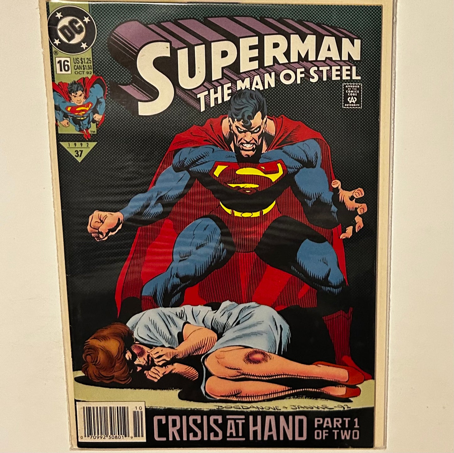 Superman Man of Steel #16 Newsstand