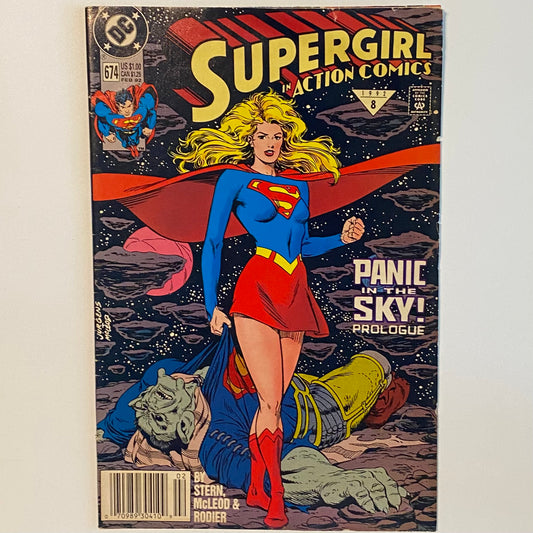 Action Comics #674 Newsstand