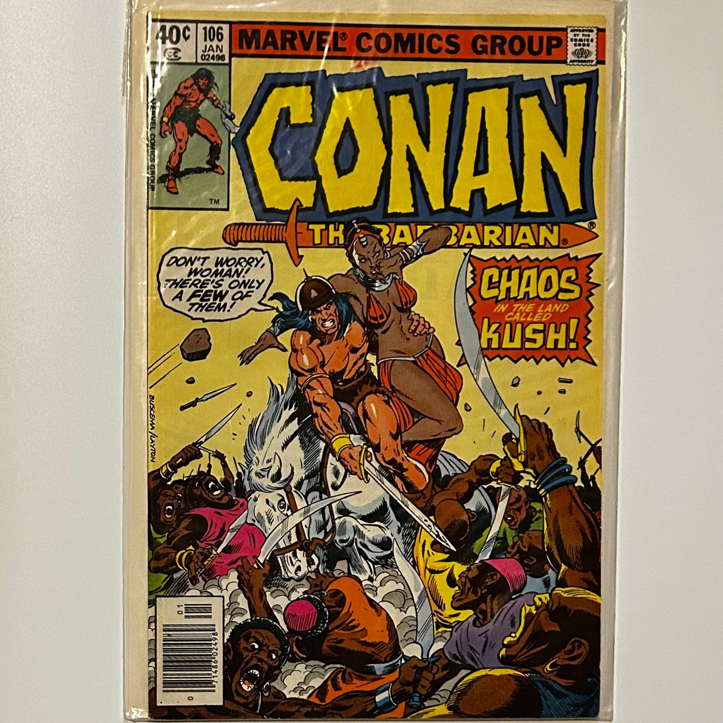 Conan the Barbarian #106 Newsstand