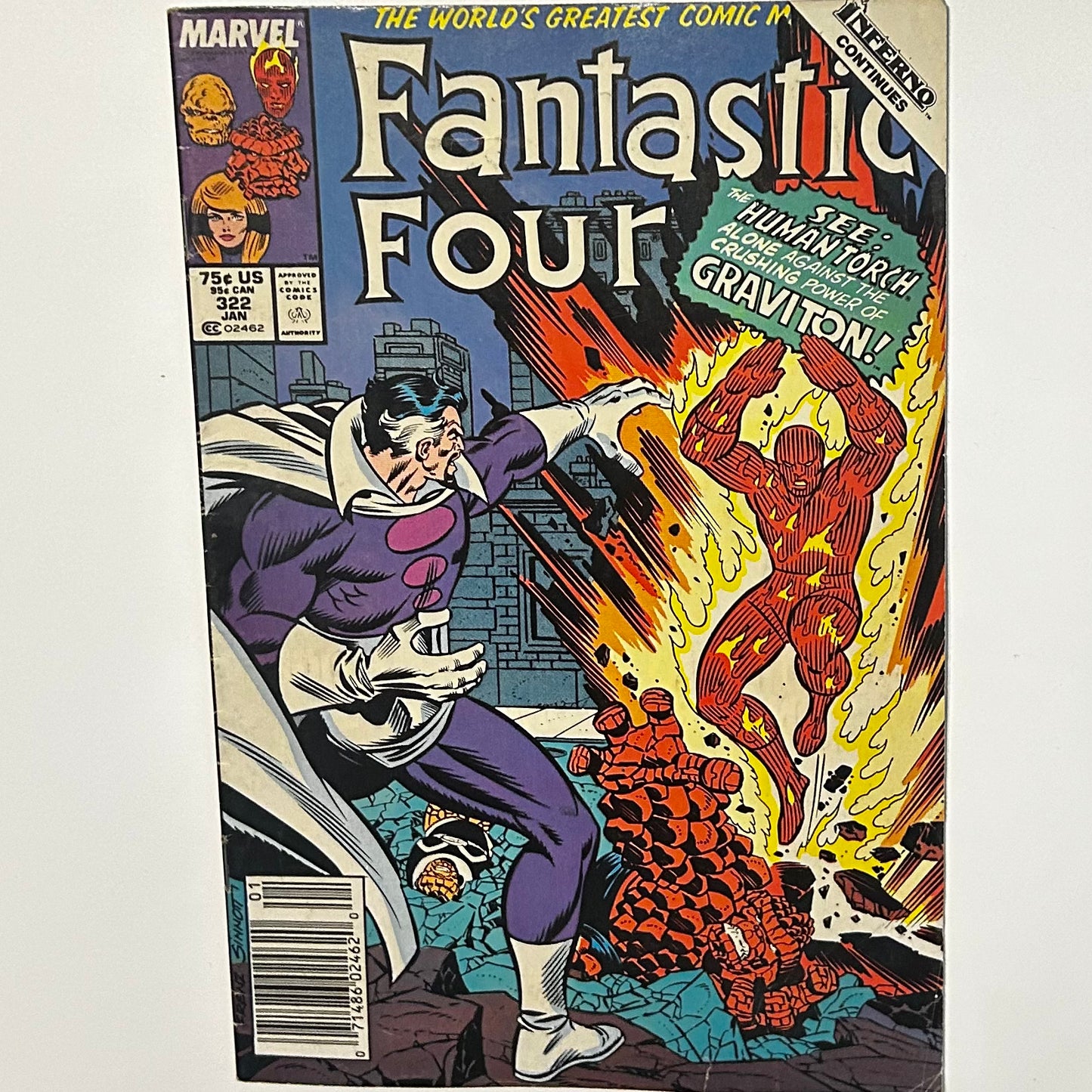 Fantastic Four #322 Newsstand