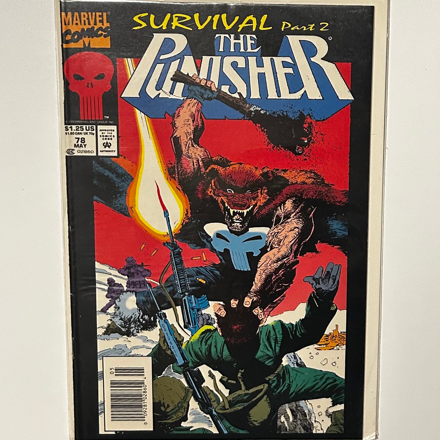 The Punisher #78 Newsstand