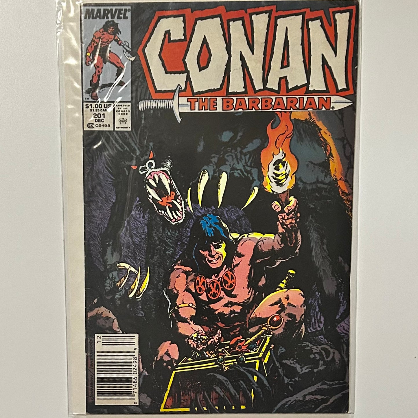 Conan the Barbarian #201 Newsstand