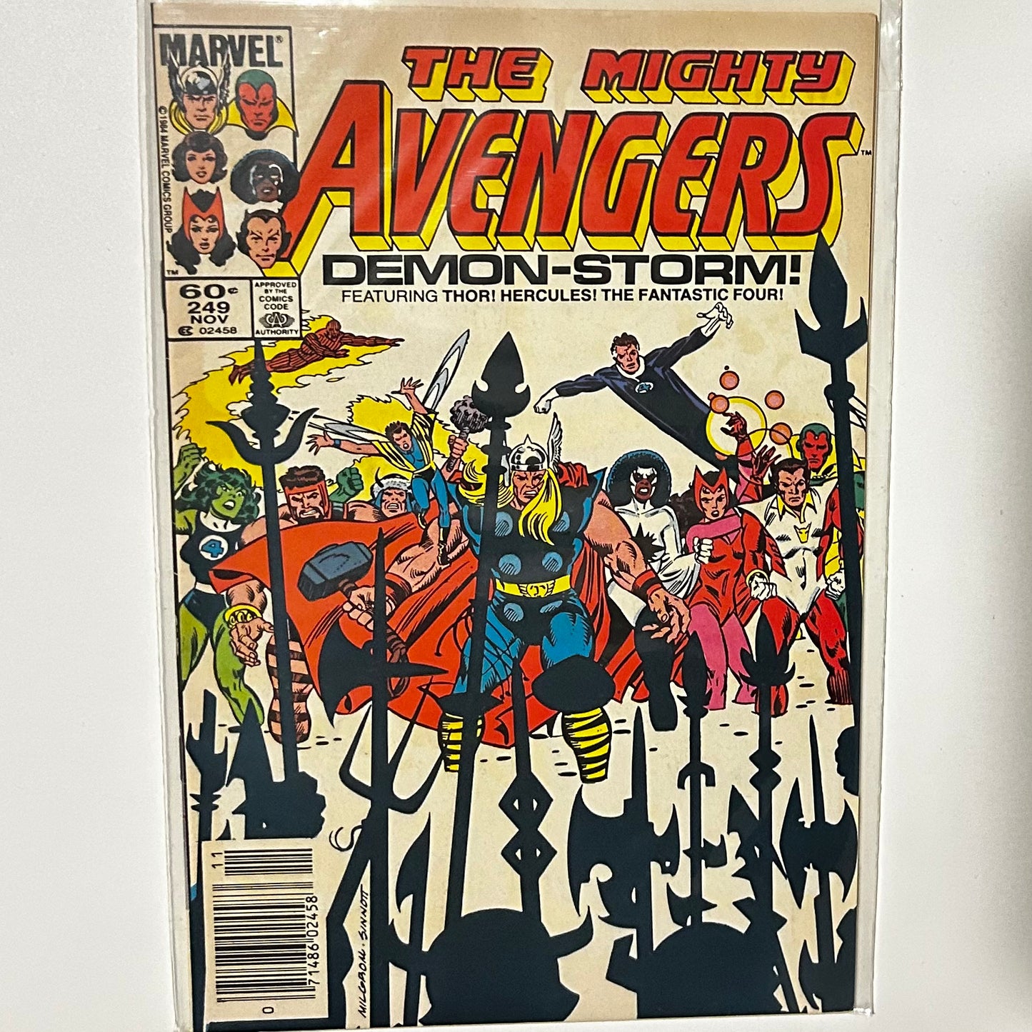 Avengers #249 Newsstand