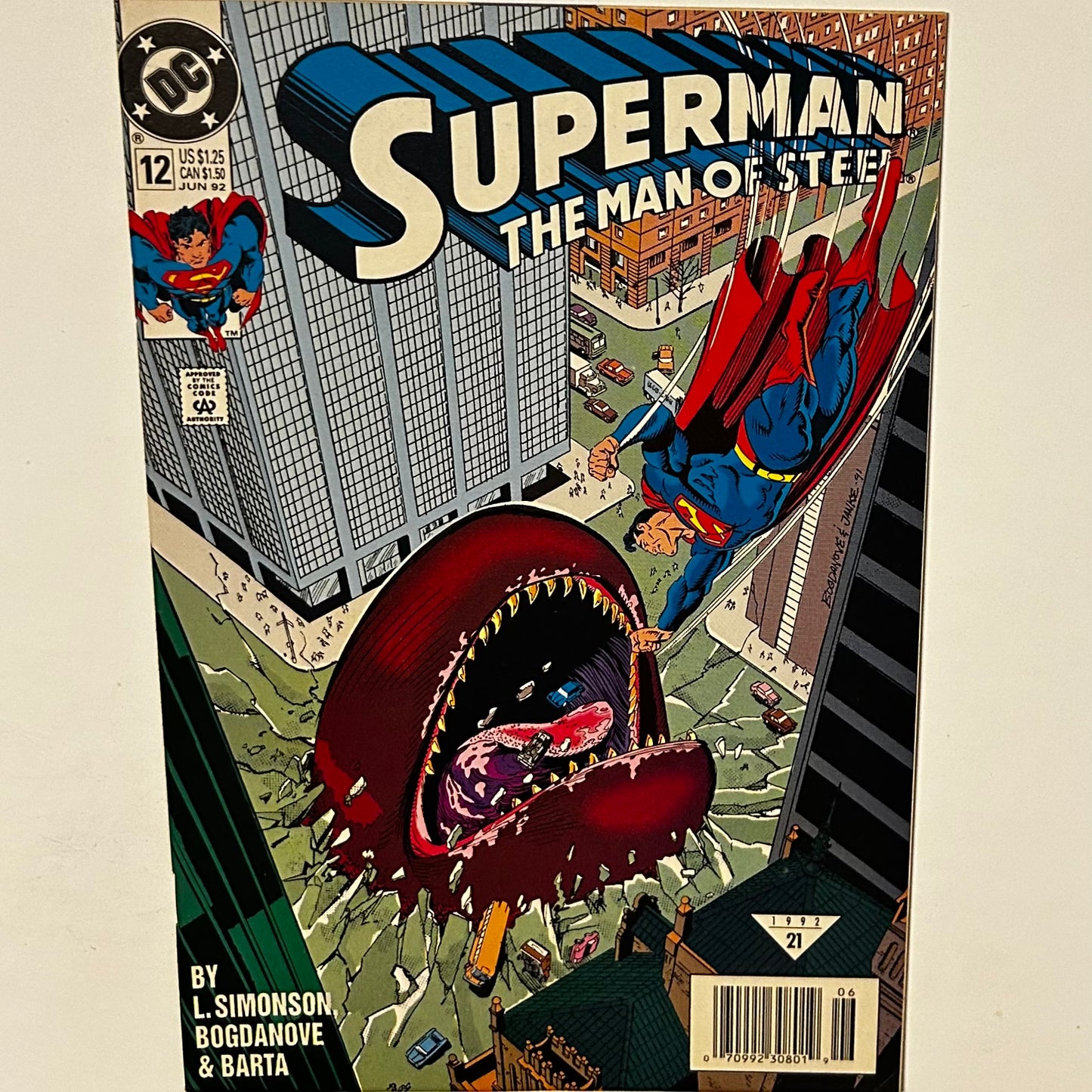 Superman Man of Steel #12 Newsstand