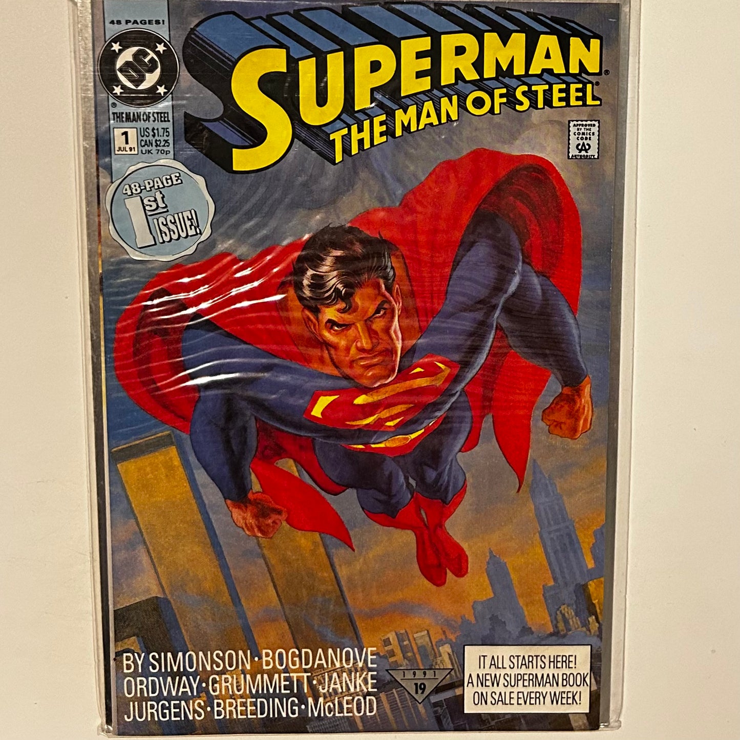 Superman Man of Steel #1