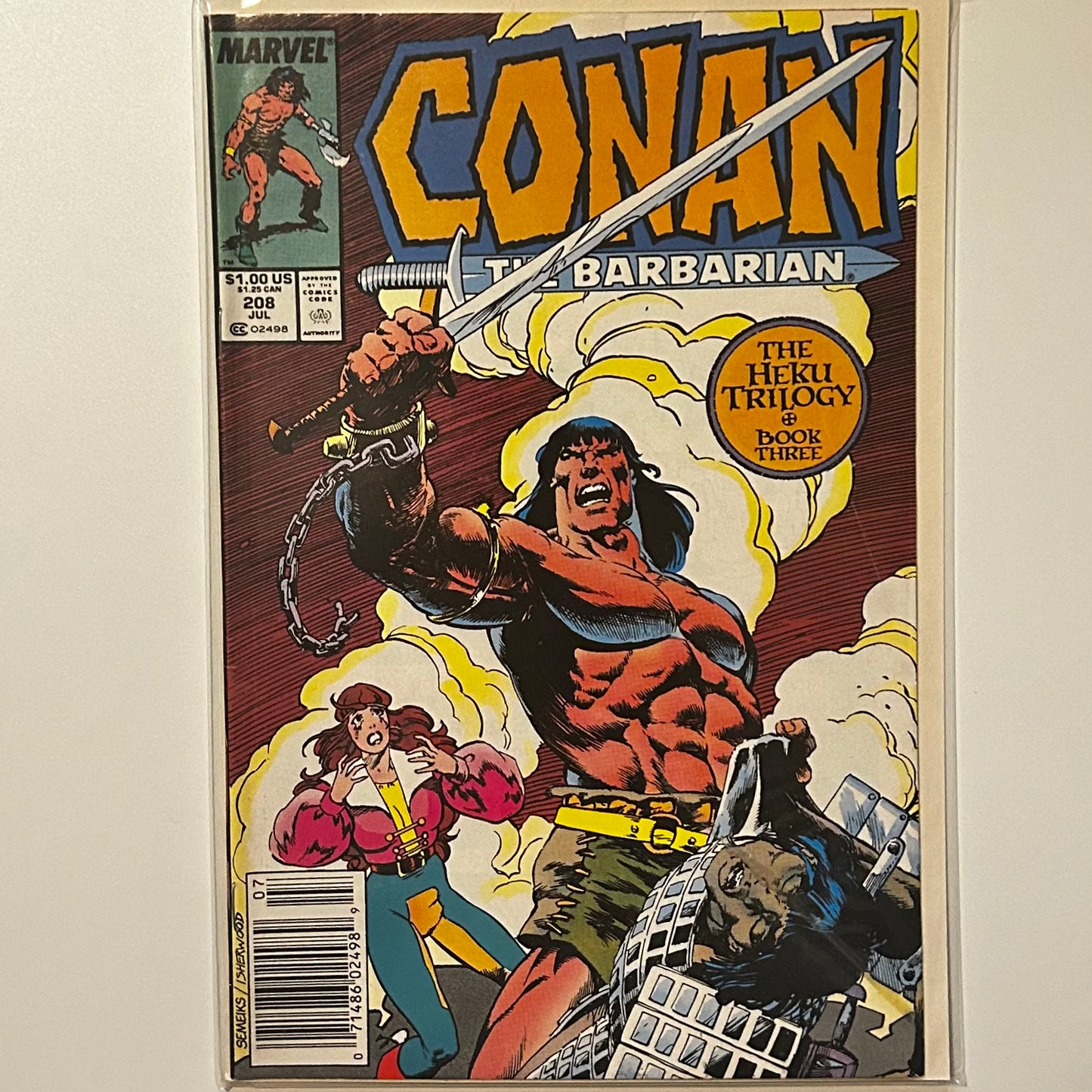 Conan the Barbarian #208 Newsstand