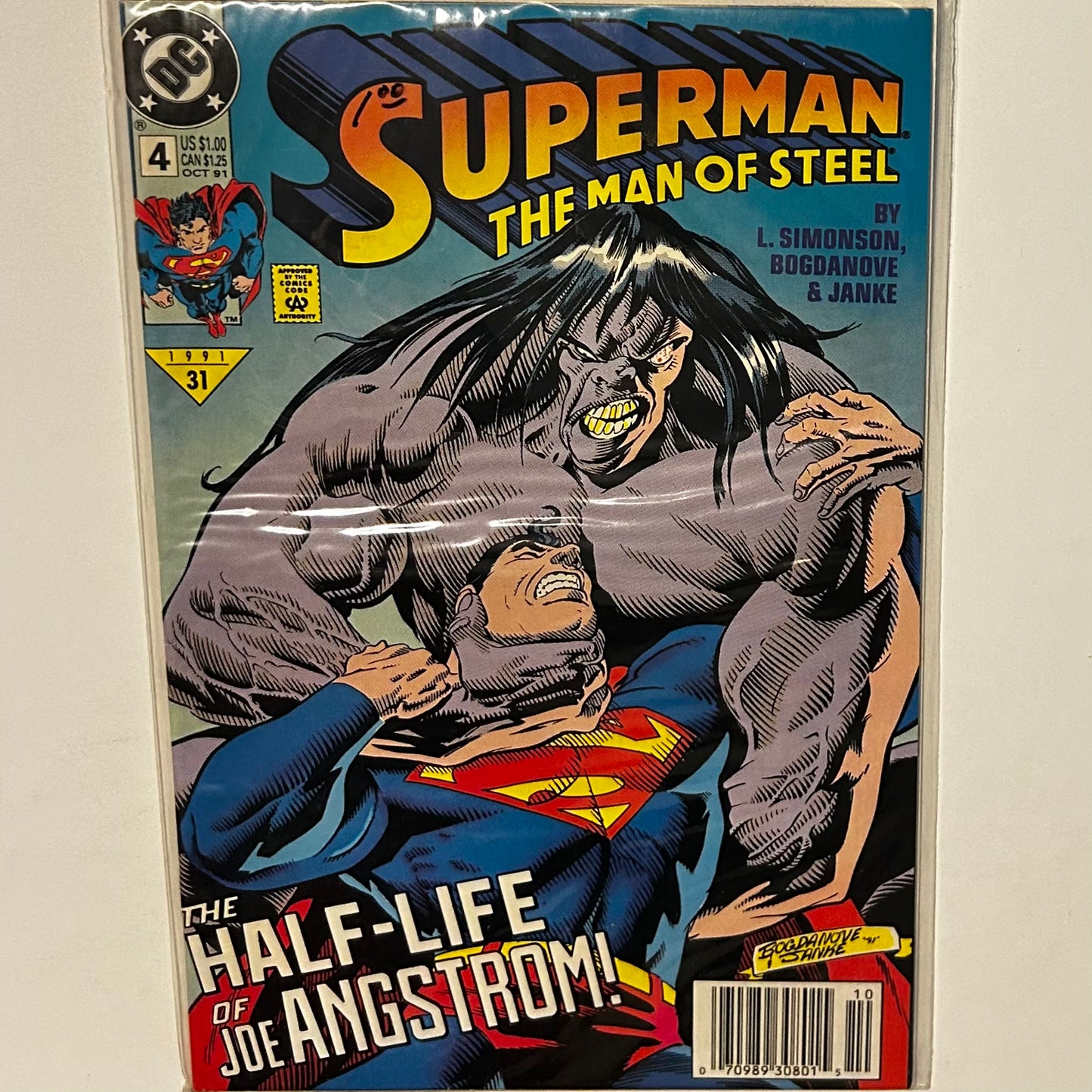 Superman Man of Steel #4 Newsstand