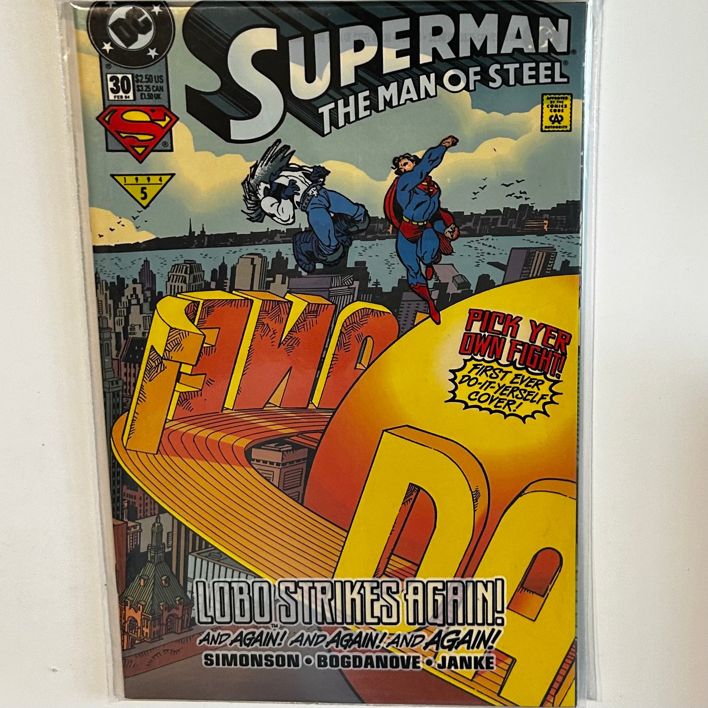 Superman Man of Steel #30 Polybag