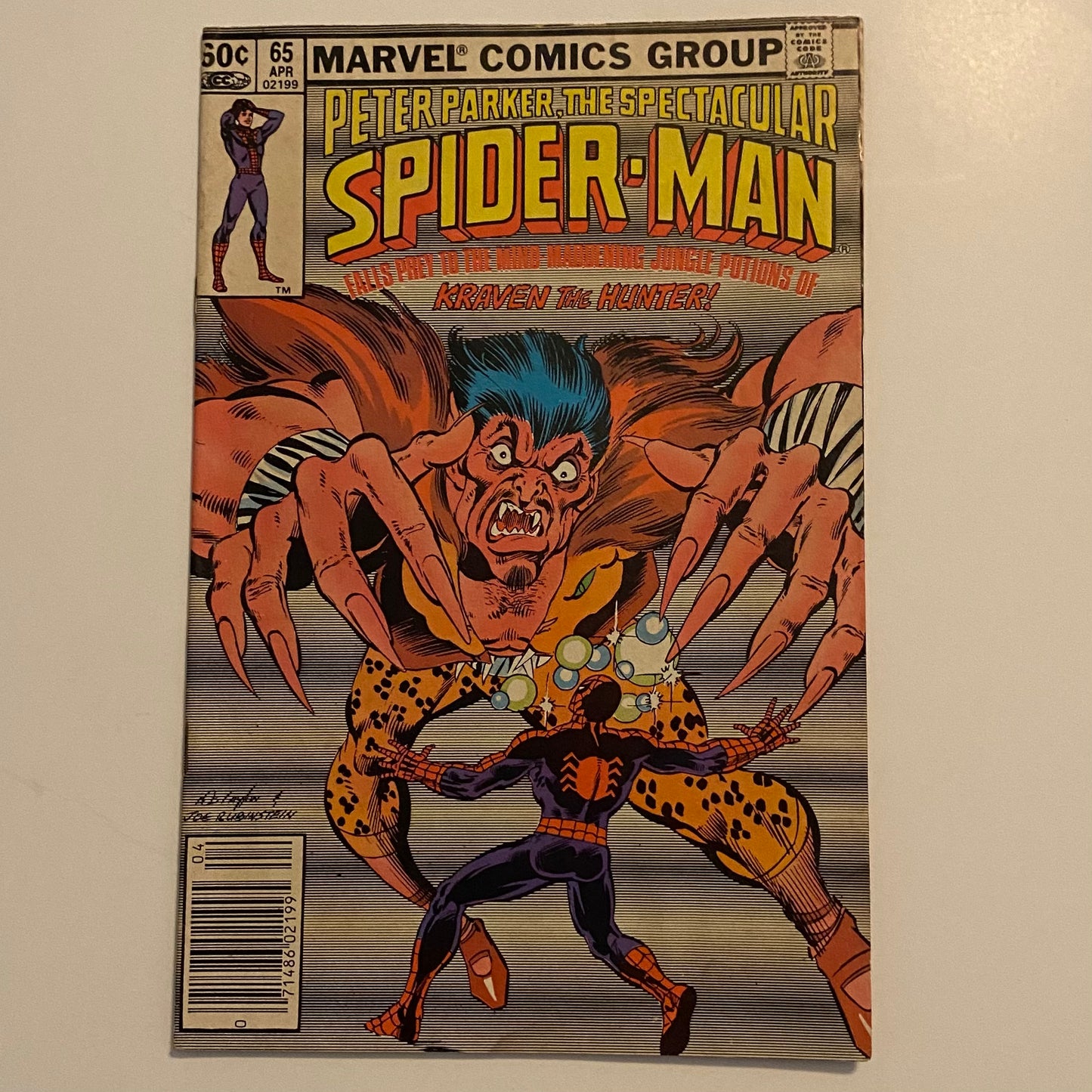 Peter Parker The Spectacular Spider-Man #65 Newsstand