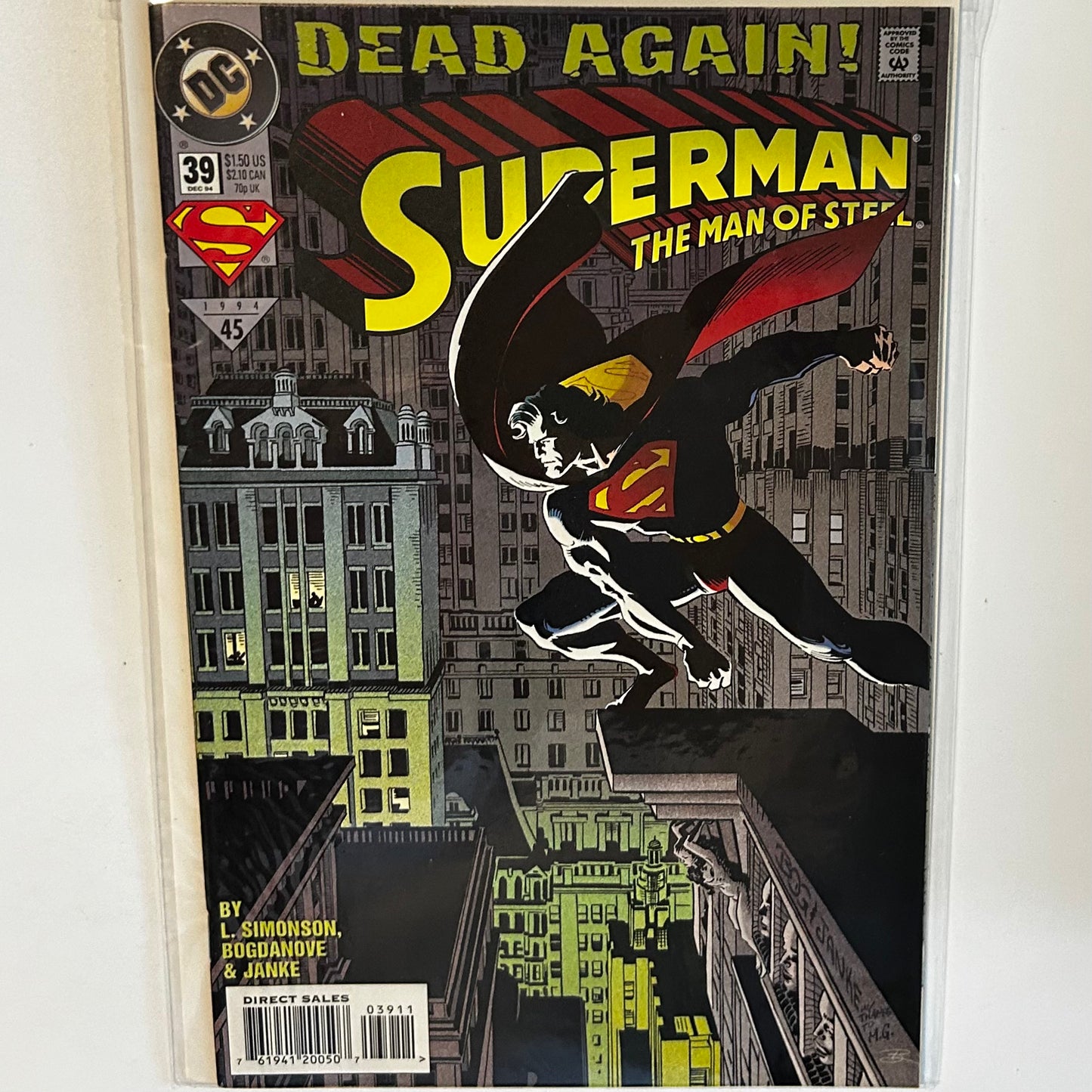 Superman Man of Steel #39