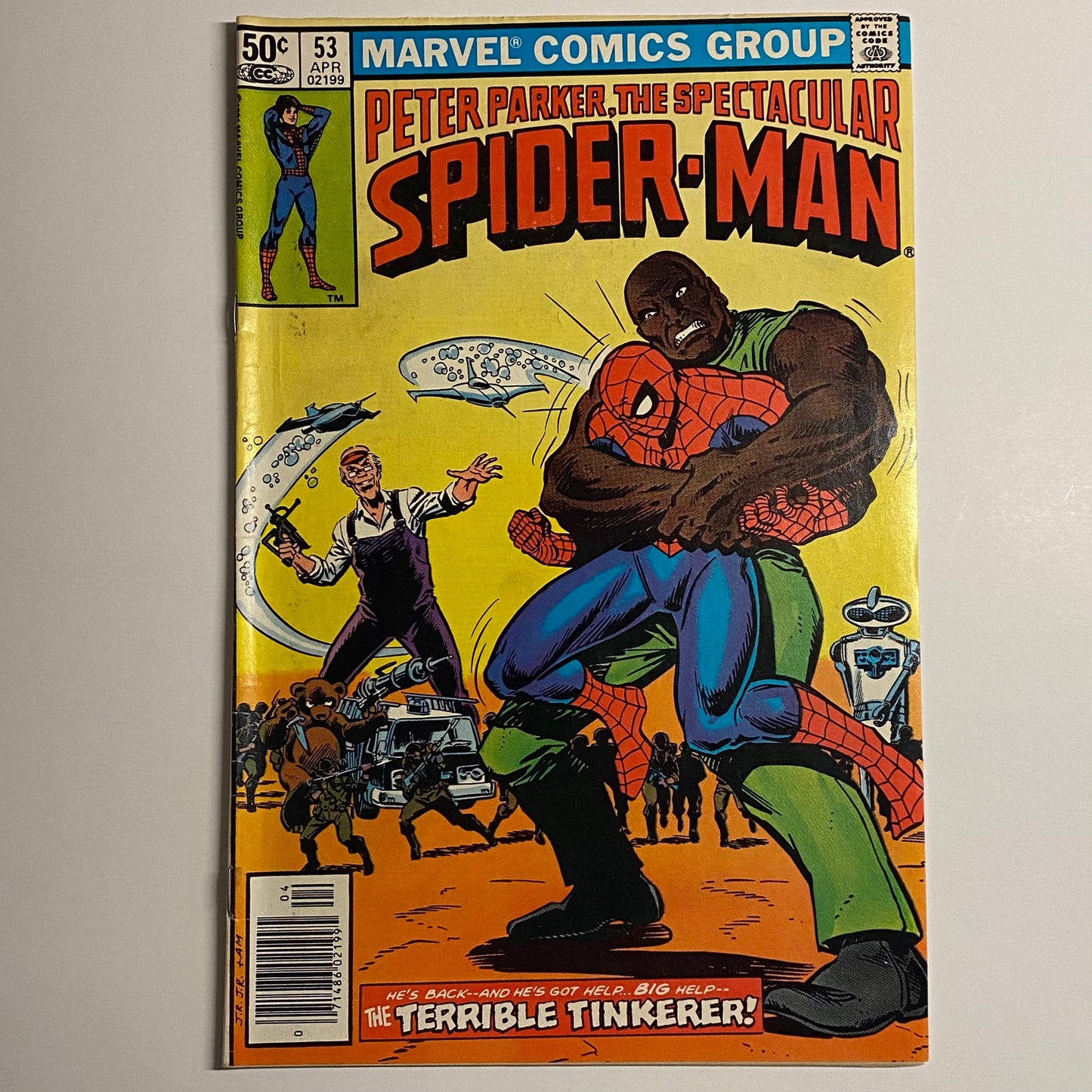Peter Parker The Spectacular Spider-Man #53 Newsstand