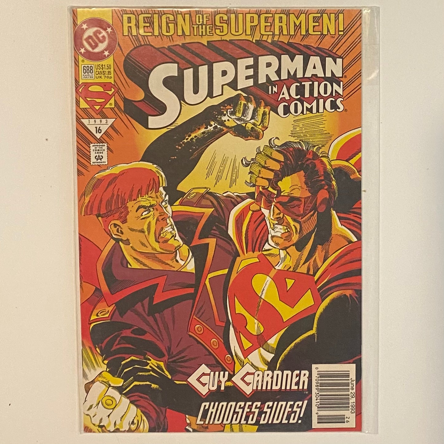 Action Comics #688 Newsstand