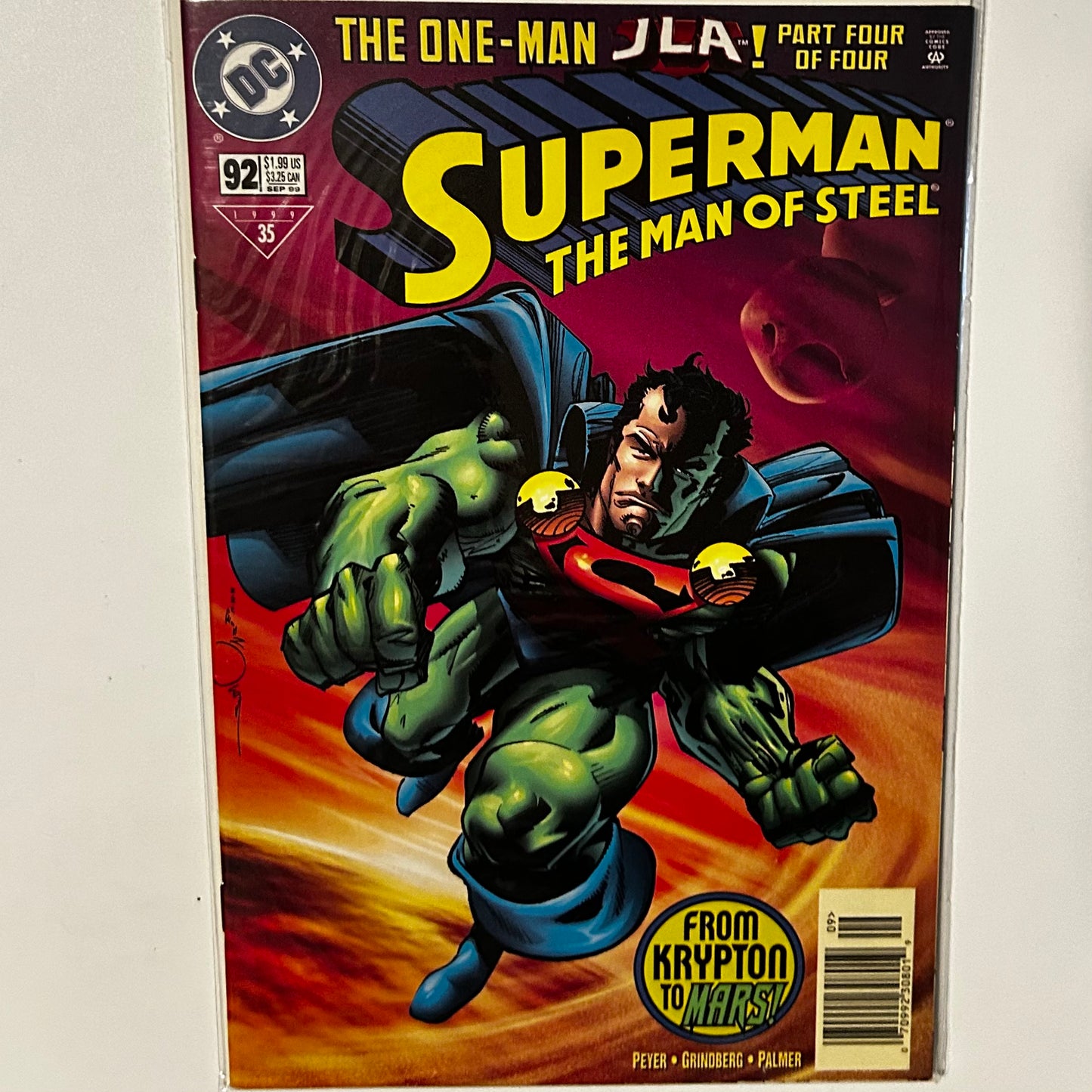 Superman Man of Steel #92 Newsstand