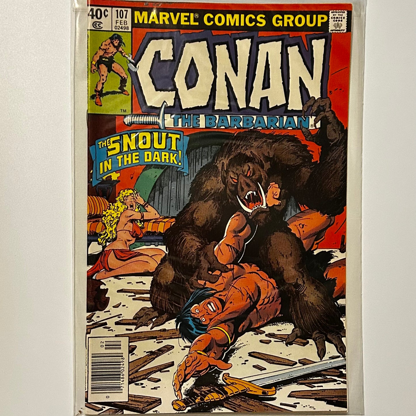 Conan the Barbarian #107 Newsstand