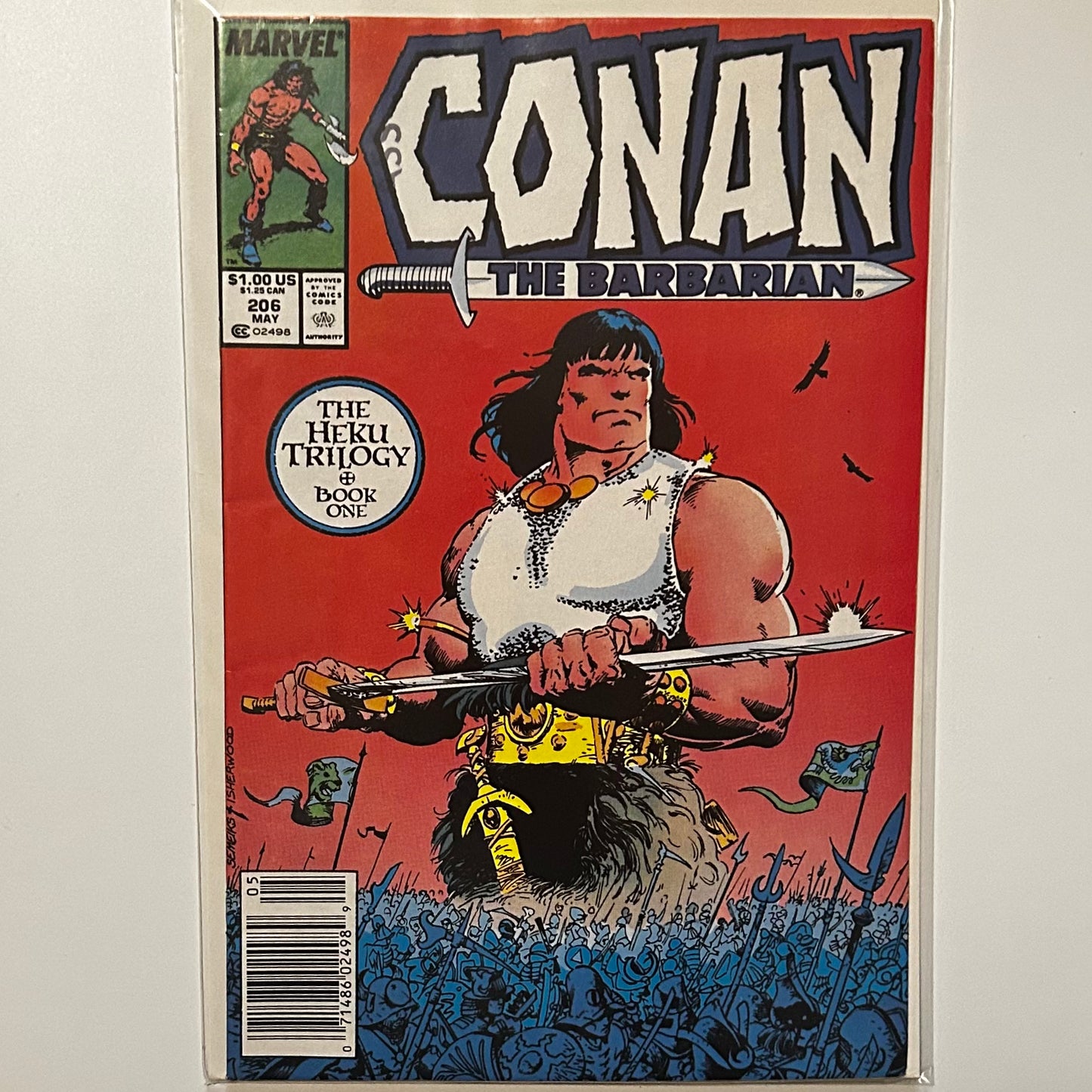 Conan the Barbarian #206 Newsstand