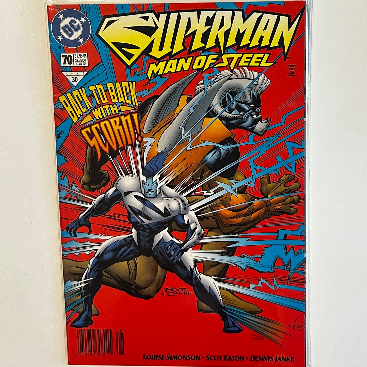 Superman Man of Steel #70 Newsstand