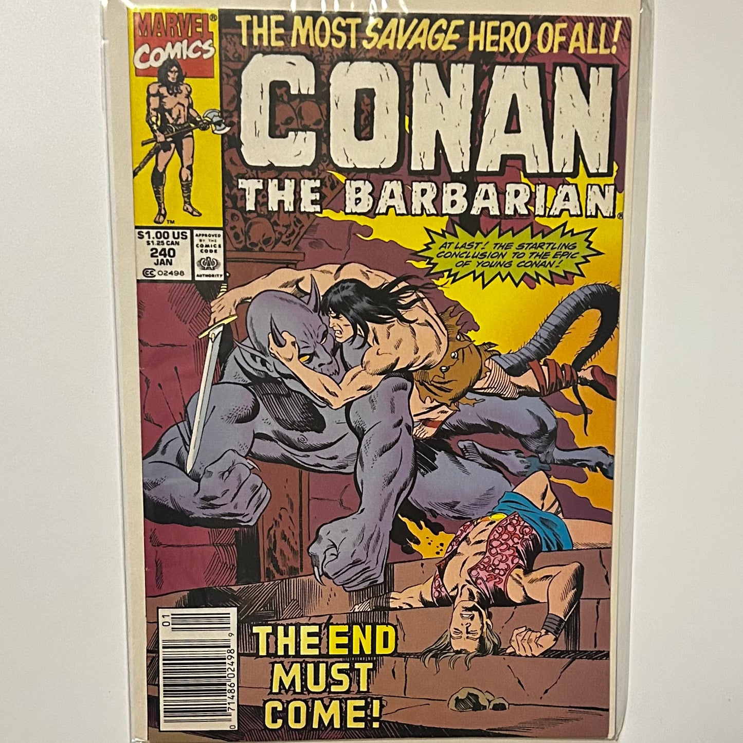Conan the Barbarian #240 Newsstand
