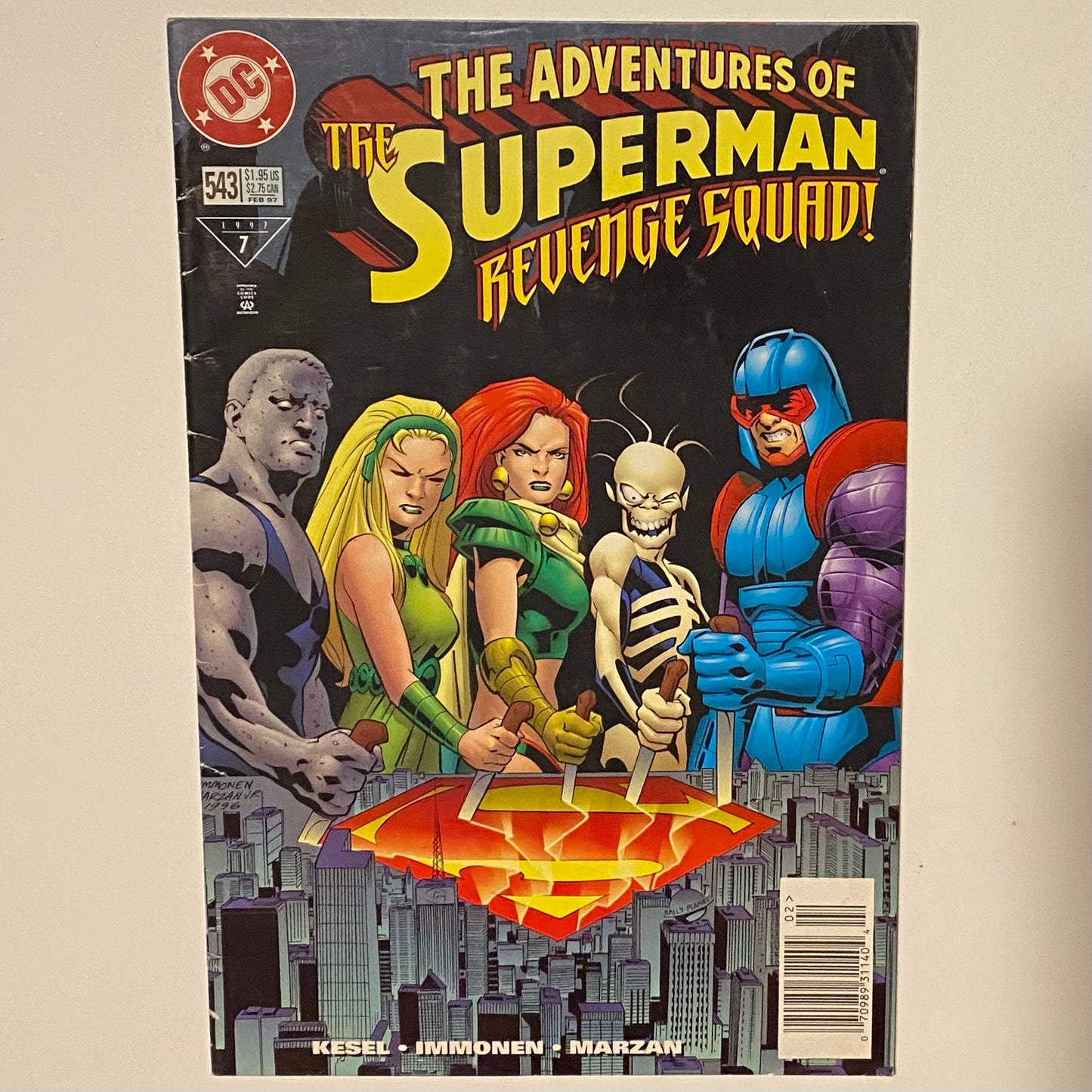 Superman #543 Newsstand