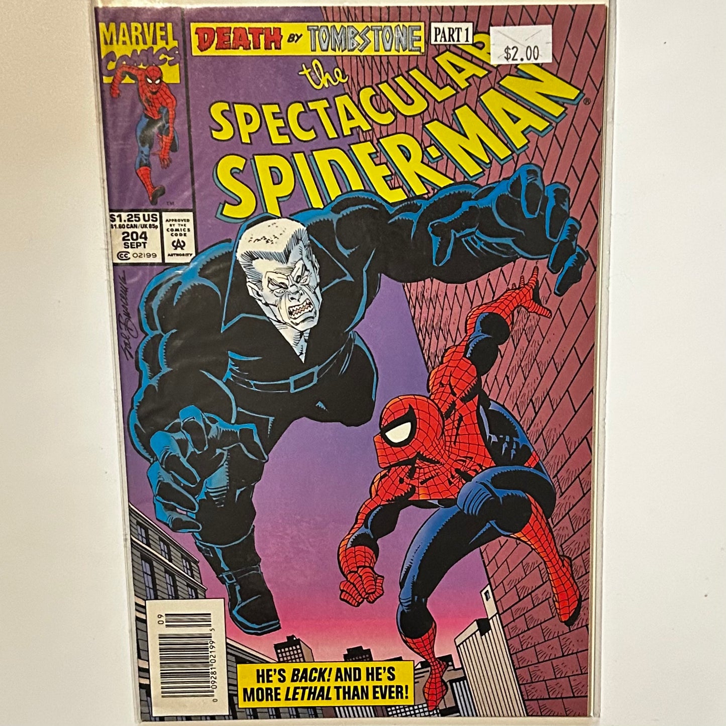 The Spectacular Spider-Man #204 Newsstand