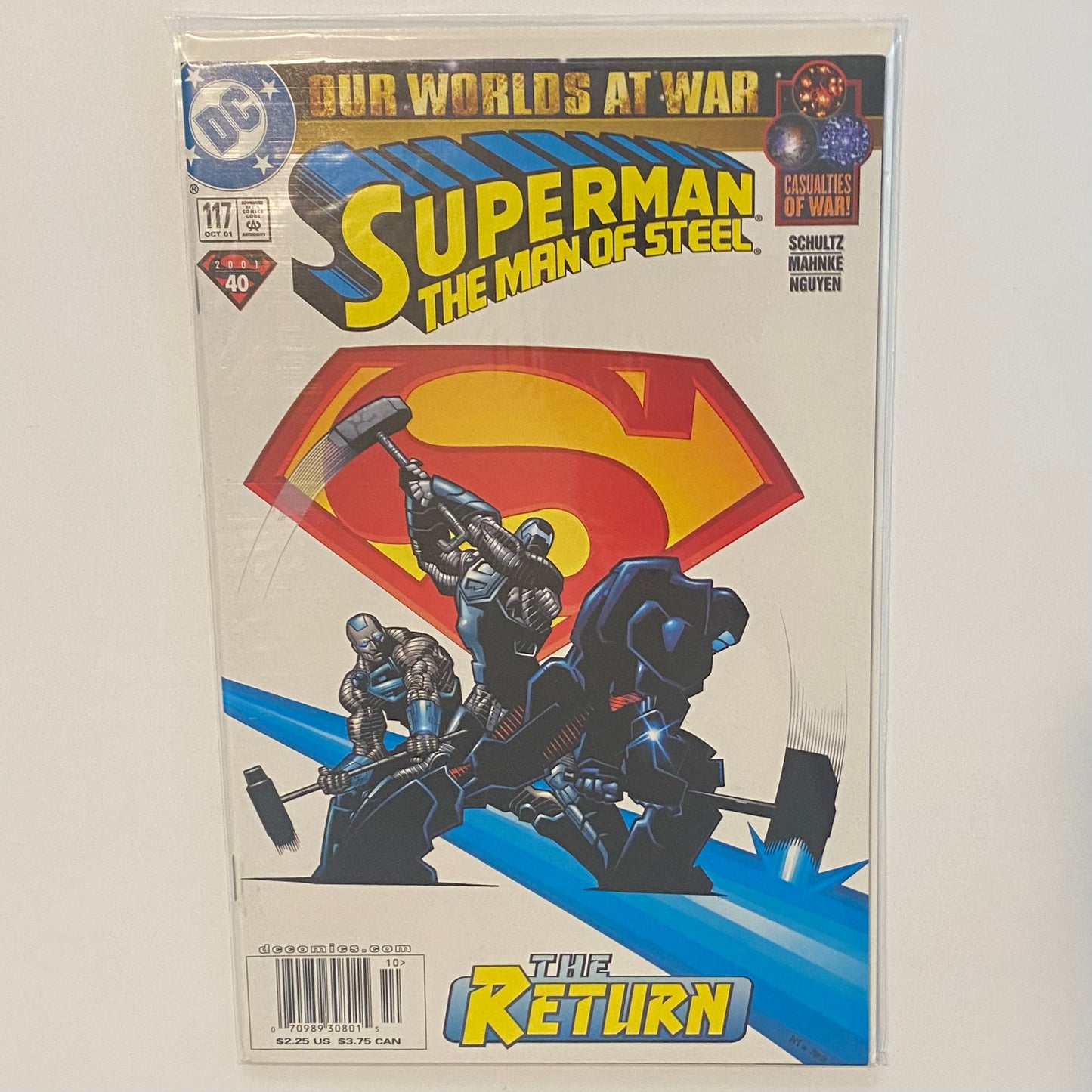 Superman Man of Steel #117 Newsstand
