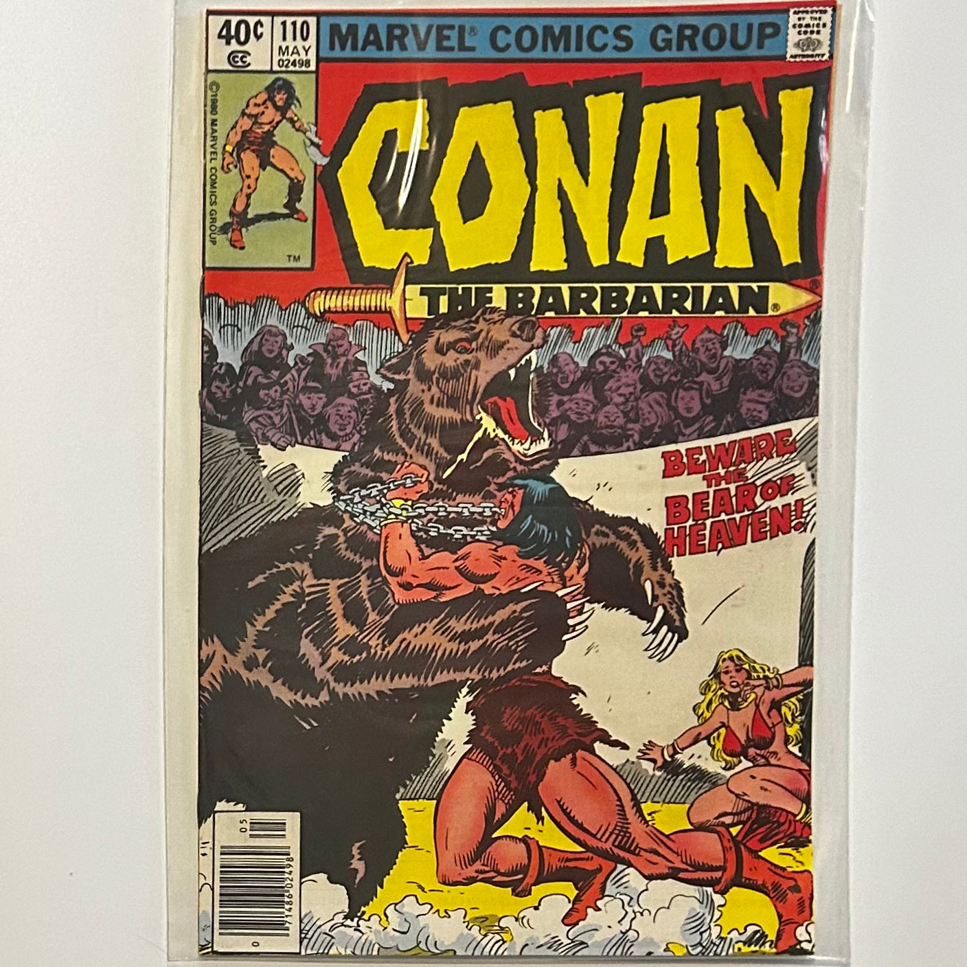 Conan the Barbarian #110 Newsstand