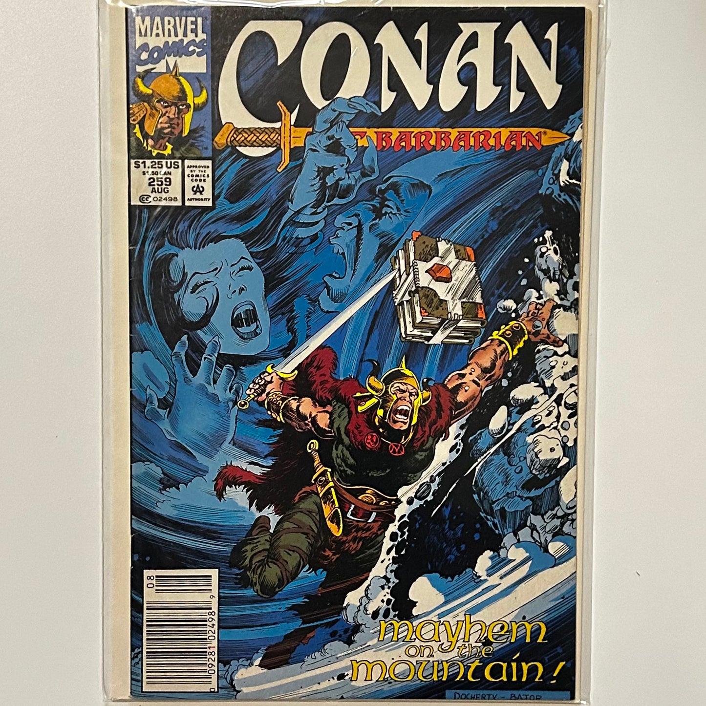 Conan the Barbarian #259 Newsstand