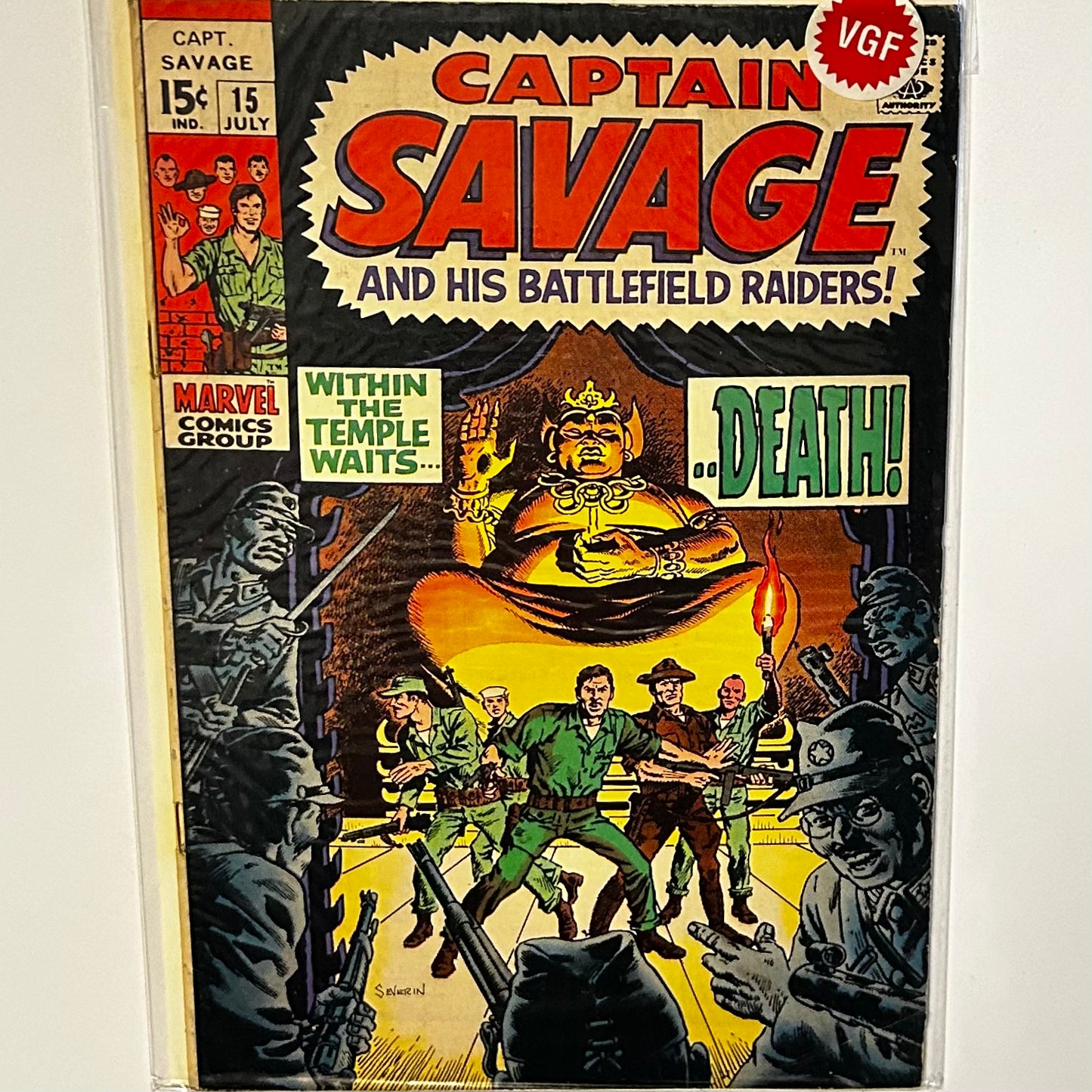 Captain Savage and his Battlefield Raiders #15